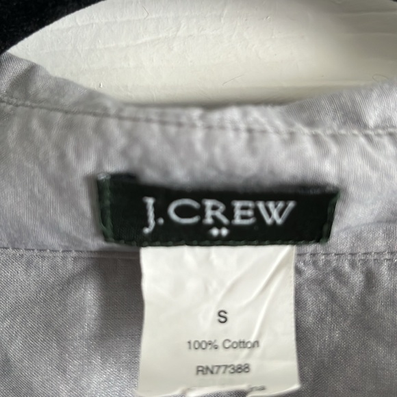 J.Crew gray long sleeves button down, new - Picture 2 of 2